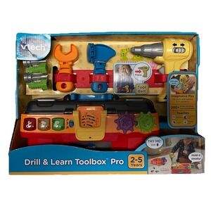VTech Drill & Learn Toolbox Pro – Imaginative Play & Learning – New in Box‎